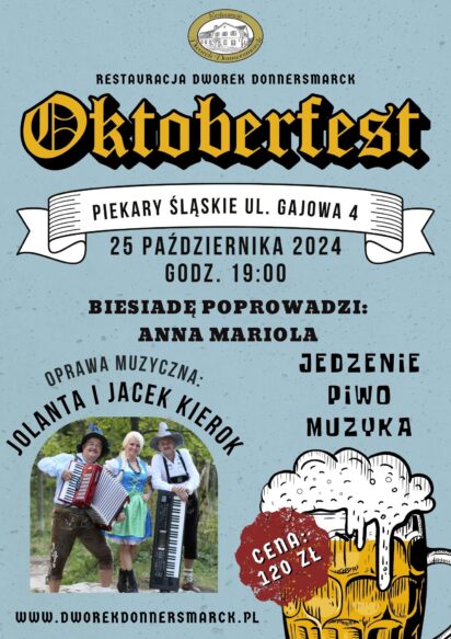 OKTOBERFEST w Dworku Donnersmarck