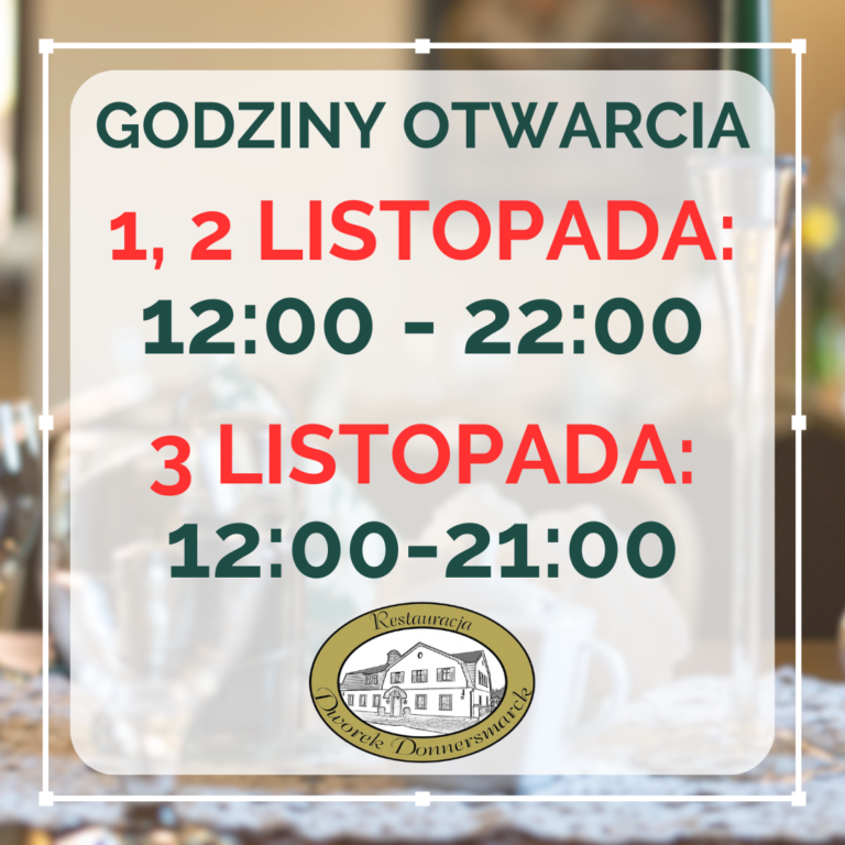 Read more about the article Wszystkich Świętych – godziny otwarcia