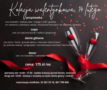 Walentynkowe menu